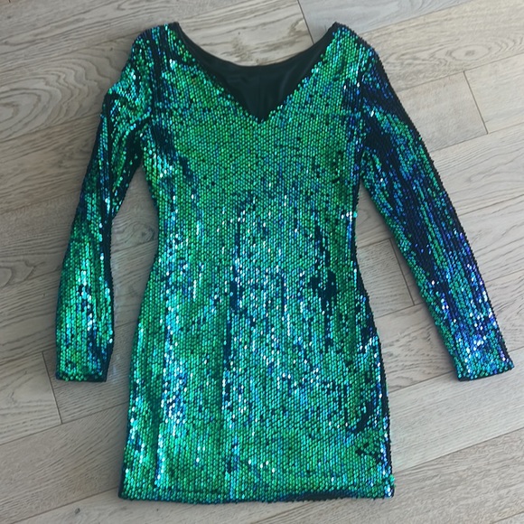 Mini Sequence Dress - Picture 3 of 3